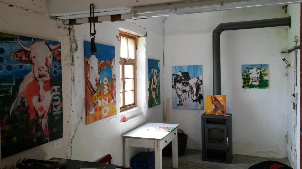 Ausstellung in der Galerie im Atelier von Stefanie Rogge