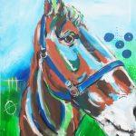 Expressionismus, Motiv Pferd, 70 x 100 cm