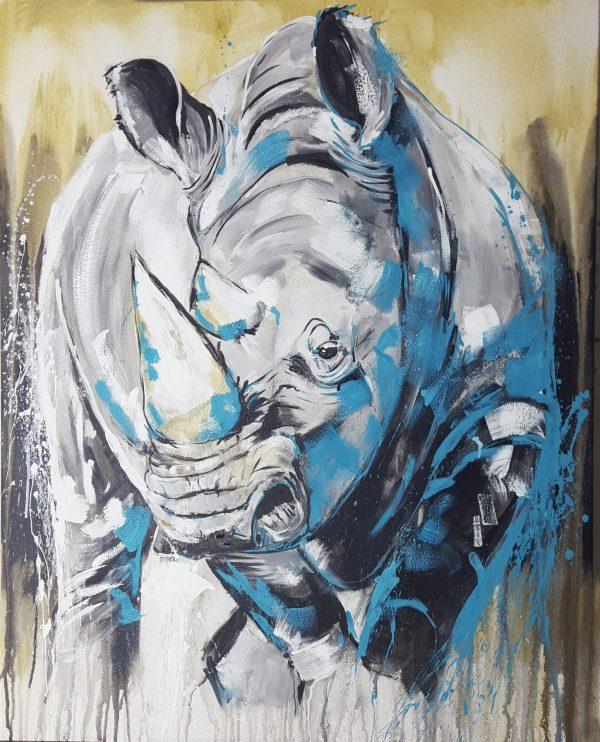 Rhino, Malerei