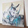 Rhino painting Malerei