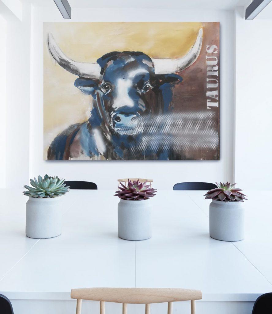 Wandbild Taurus #2, Stier