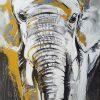 Kunstdruck Elefant