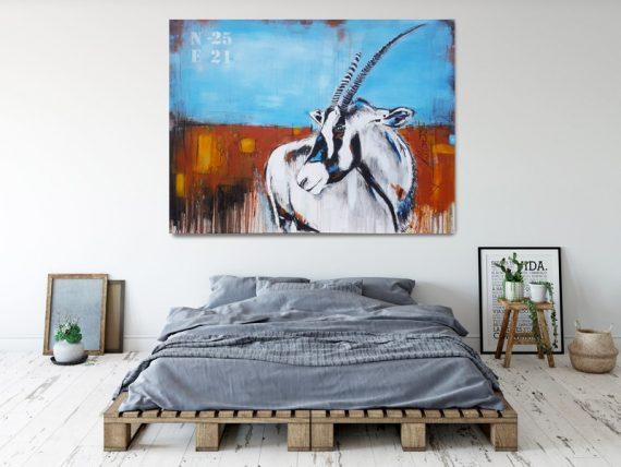 Oryx, großformatige Kunst