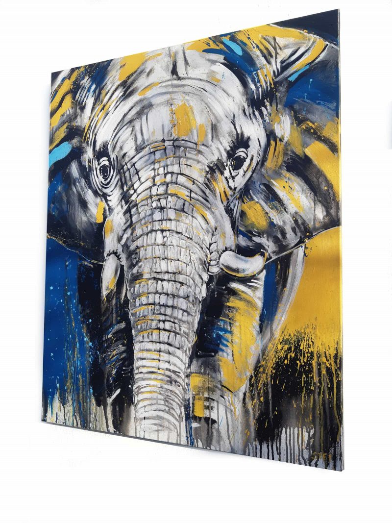 Elefant Bild auf Leinwand