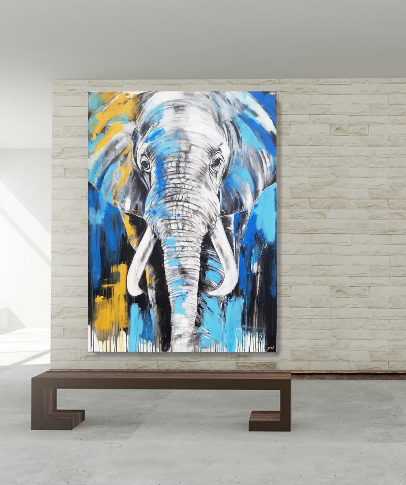 Elefant XXL Gemälde