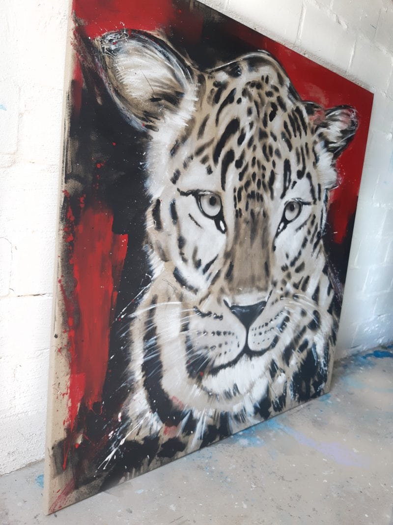 Gemälde Leopard