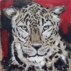Leopard Gemälde von Stefanie Rogge