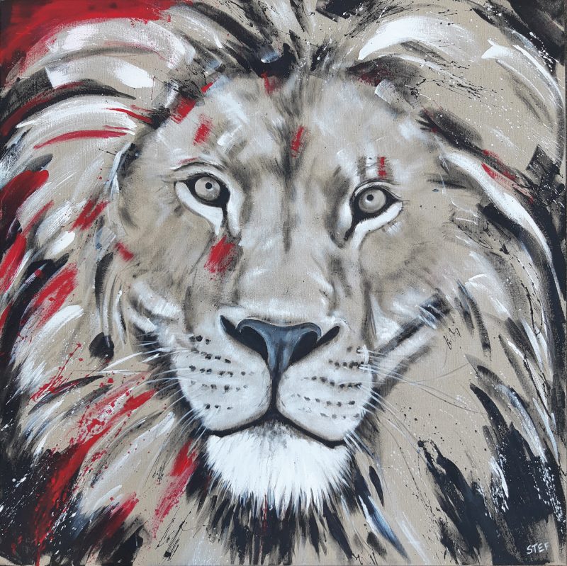 Löwenkopf Gemälde
