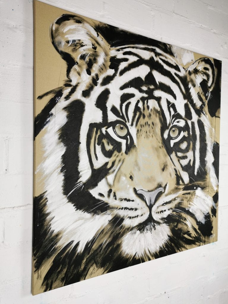 Original Tiger #5 Gemälde