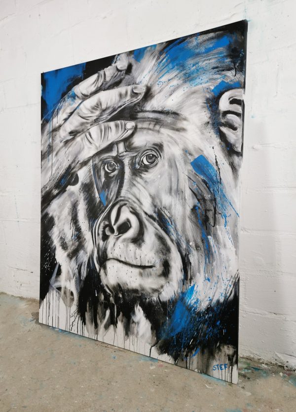 Gorilla Original Gemälde