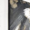 Gemälde Tigerkopf monochrom