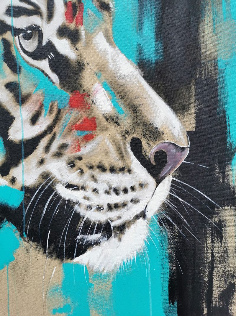 Modernes Gemälde Tiger Portrait
