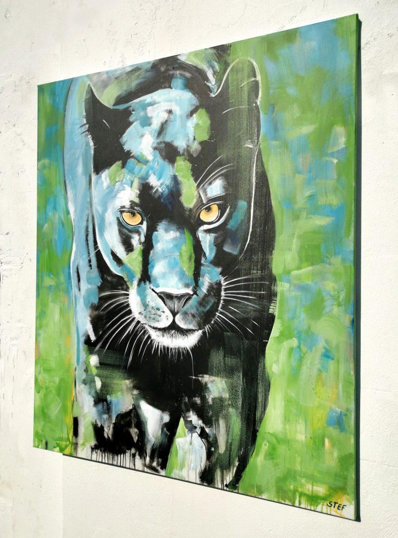 Gemälde, Kunst Panther