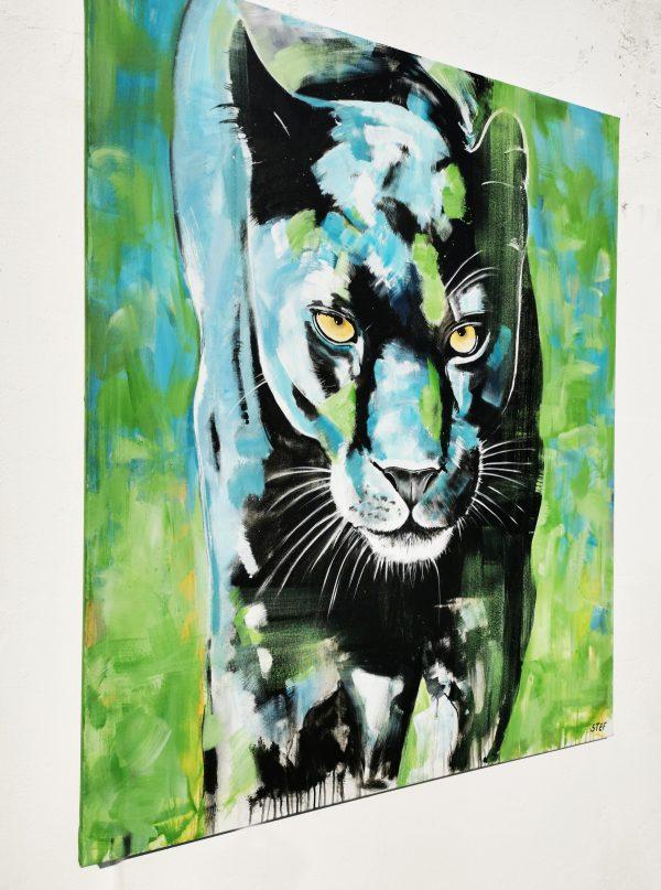 Gemälde Panther